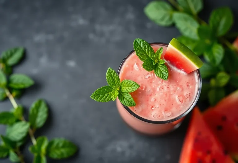 Watermelon Mint Smoothie