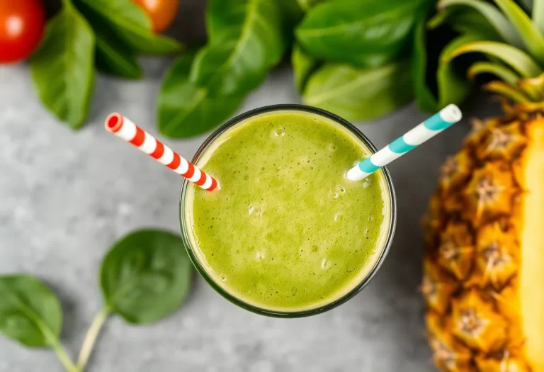 Pineapple Spinach Smoothie