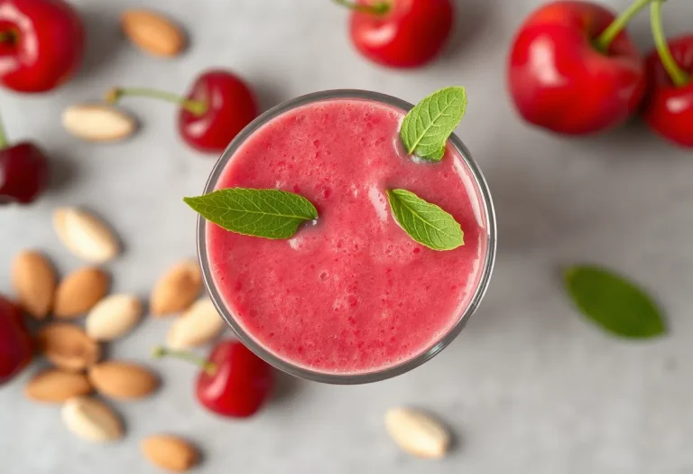 Cherry Almond Smoothie: