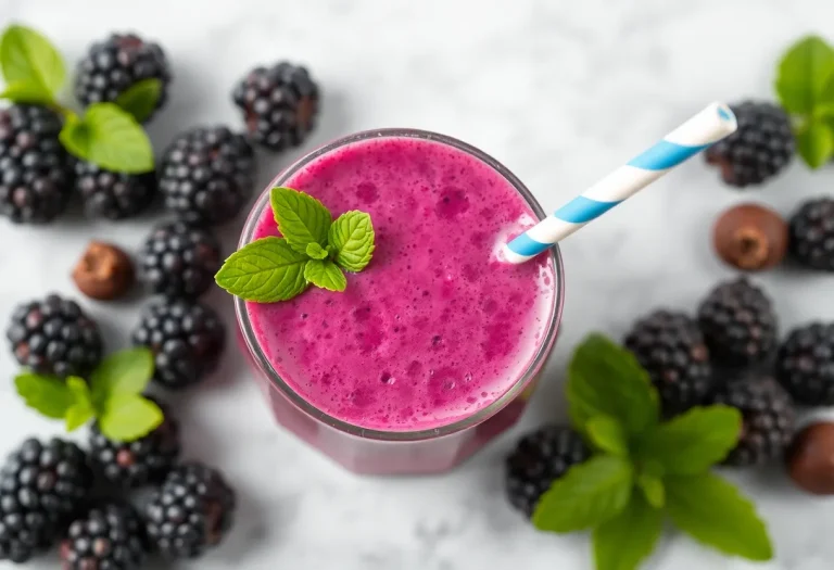 Blackberry Vanilla Smoothie