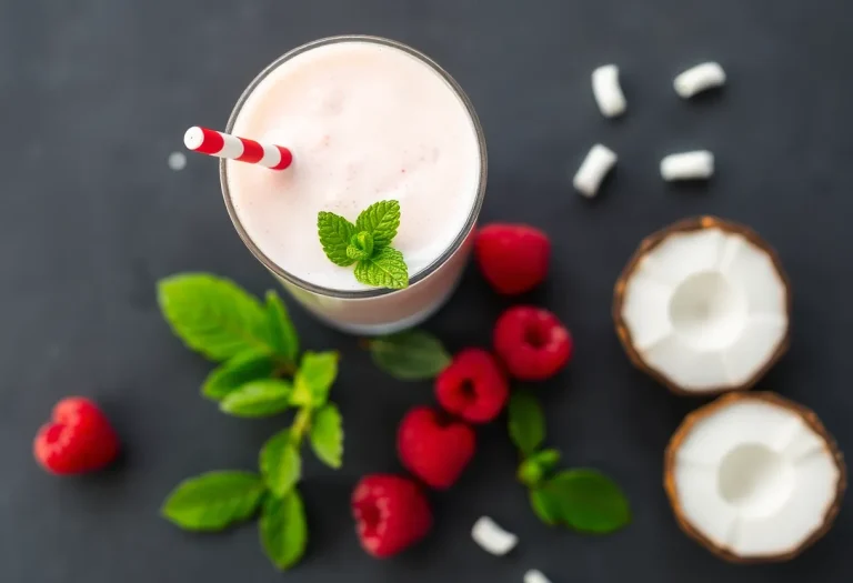 Raspberry Coconut Smoothie