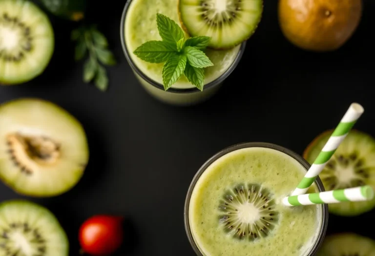 The Cucumber Kiwi Smoothie