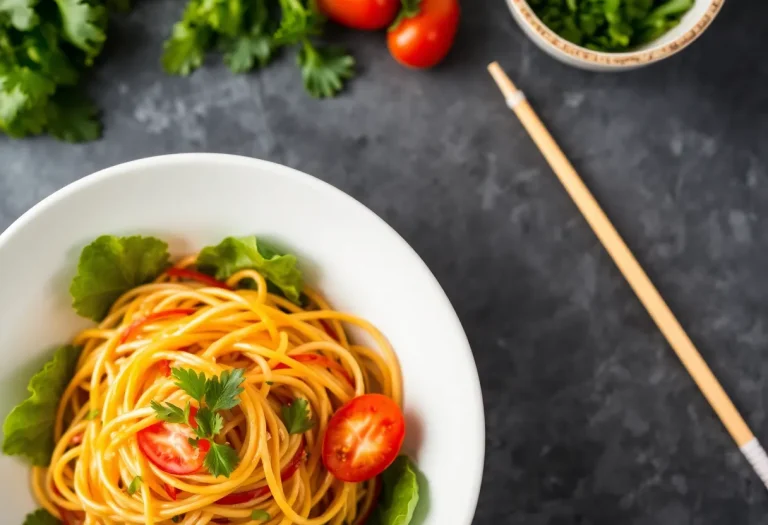 Vietnamese Noodle Salad with Tangy Dressing: The Crunchy, Zesty Game-Changer