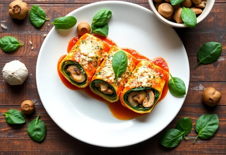 Mushroom and Spinach Lasagna Rolls: The Upgrade Your Pasta Night Demands